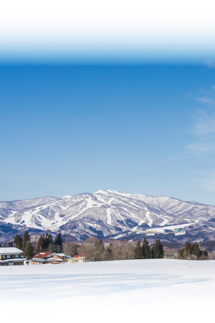 雪イメージ　雪景色の大日ヶ岳