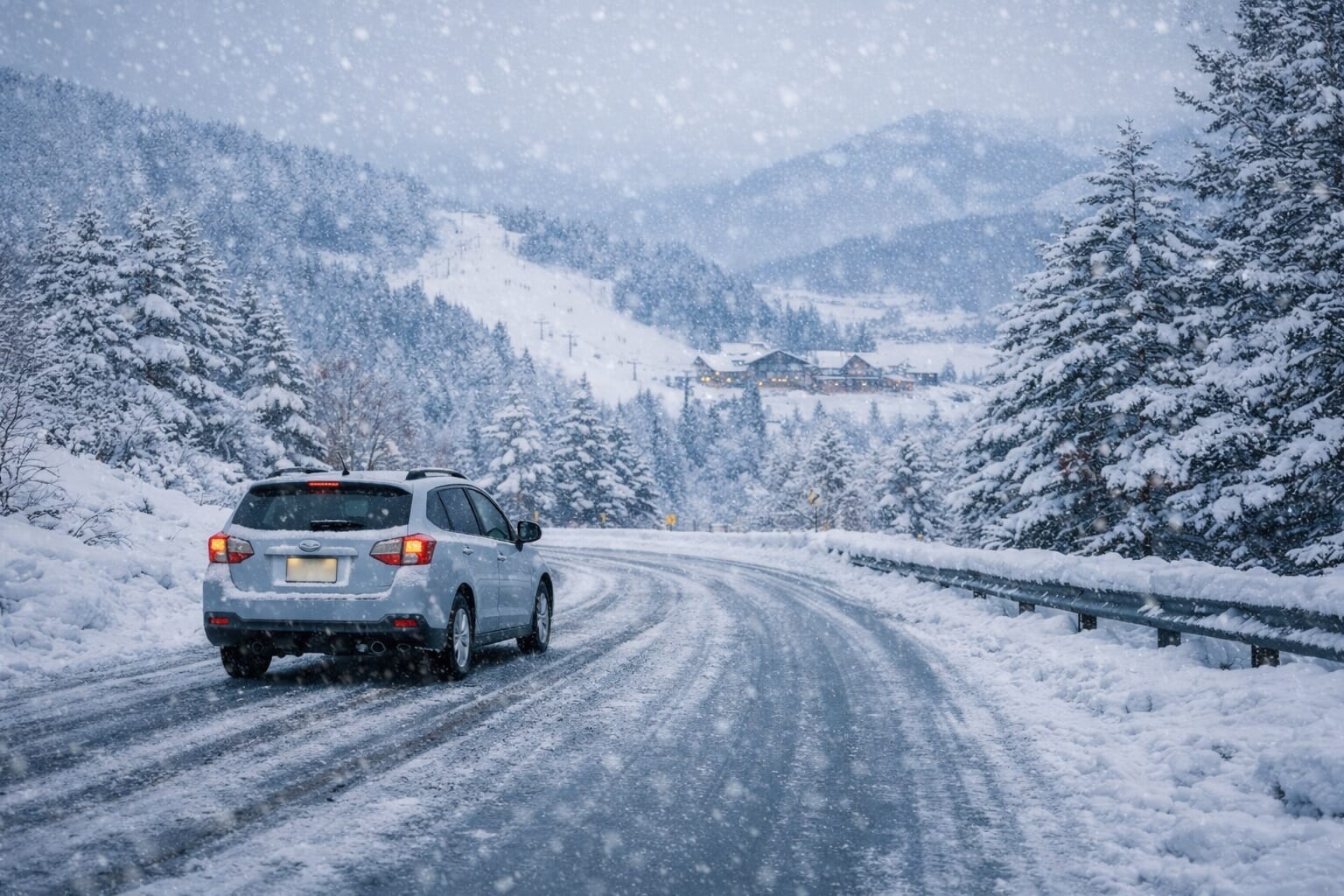 郡上のスキー場に車で行く前に|雪道対策ガイド イメージ